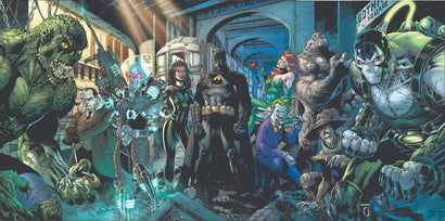 BATMAN #163 COVER E JIM LEE & SCOTT WILLIAMS BATMAN CONNECTING GATEFOLD VARIANT