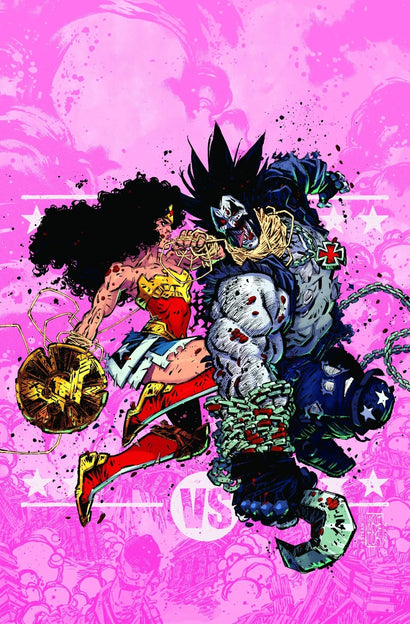 DC K.O. WONDER WOMAN VS LOBO #1 (ONE SHOT) COVER A JORGE CORONA