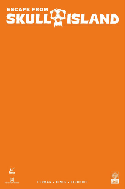 ESCAPE FROM SKULL ISLAND #1 COVER E BLANK SKETCH VARIANT