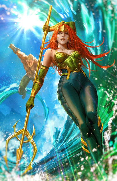 AQUAMAN #10 COVER C DERRICK CHEW CARD STOCK VARIANT