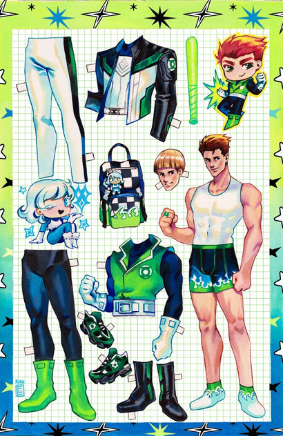 GREEN LANTERN CORPS #12 COVER B RIAN GONZALES CARD STOCK VARIANT