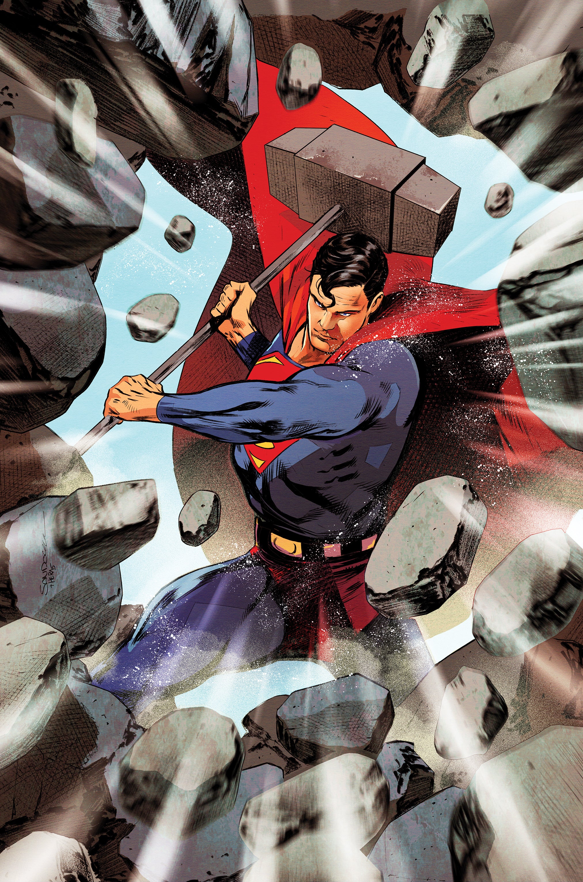ACTION COMICS #1054 COVER B RAFA SANDOVAL CARD STOCK VARIANT