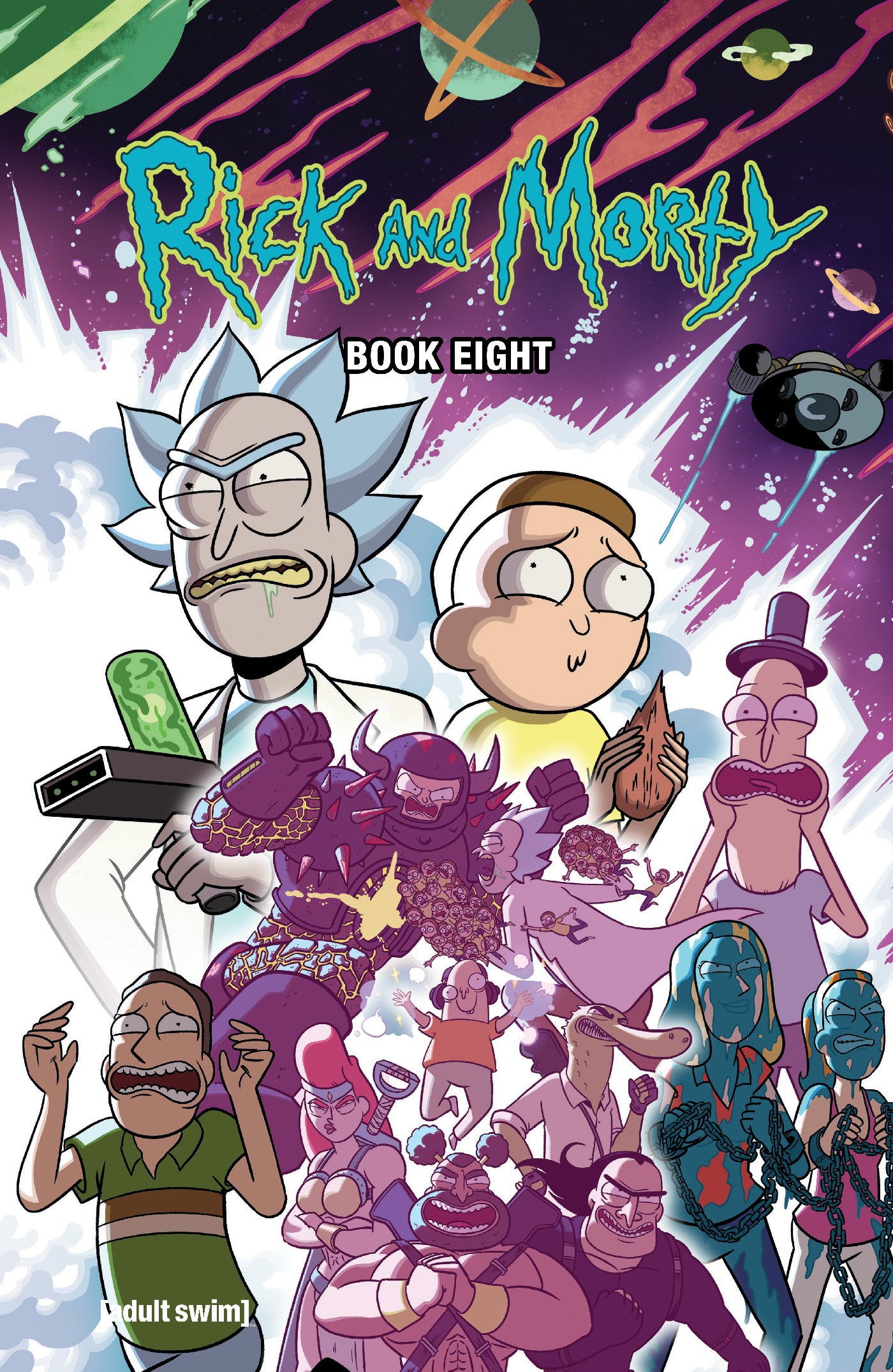 RICK AND MORTY BOOK EIGHT DELUXE EDITION HARDCOVER