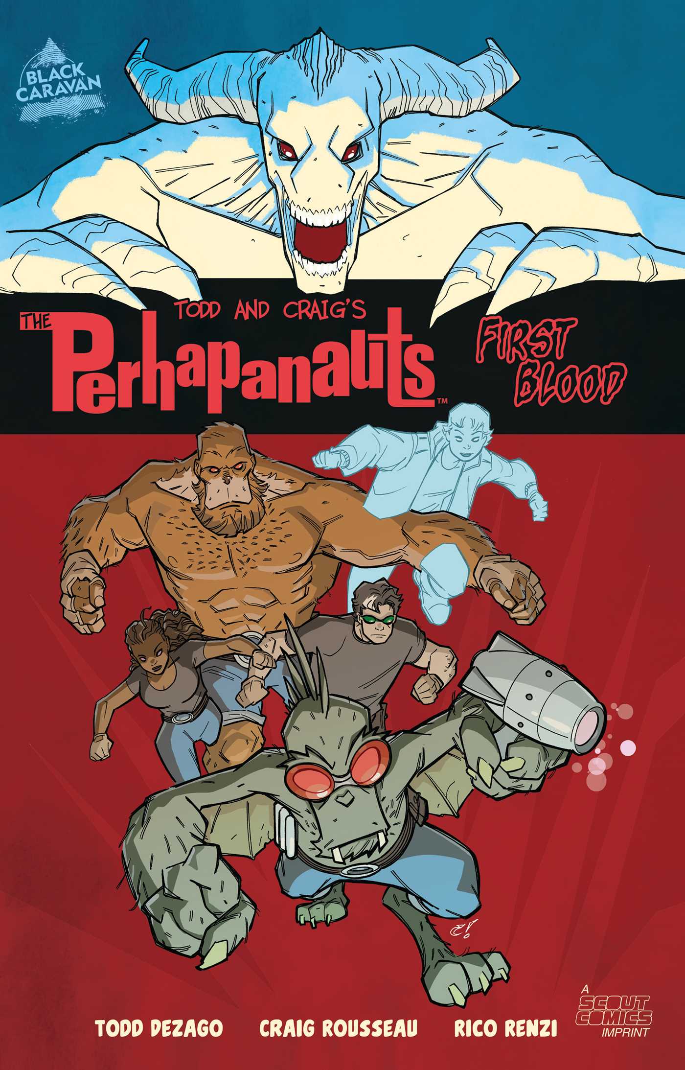 PERHAPANAUTS TRADE PAPERBACK FIRST BLOOD NEW PRINTING