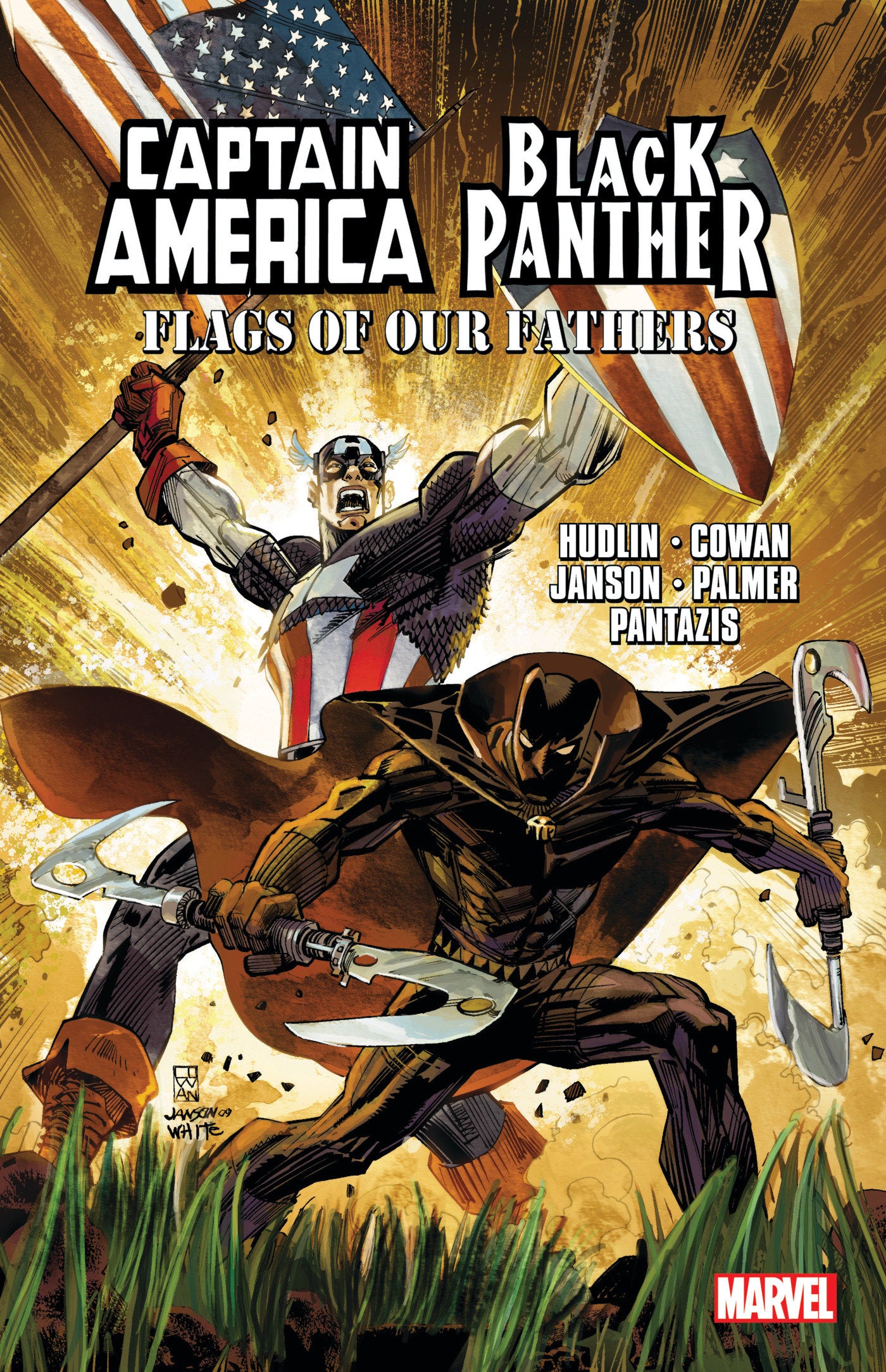 CAPTAIN AMERICA/BLACK PANTHER: FLAGS OF OUR FATHERS TRADE PAPERBACK